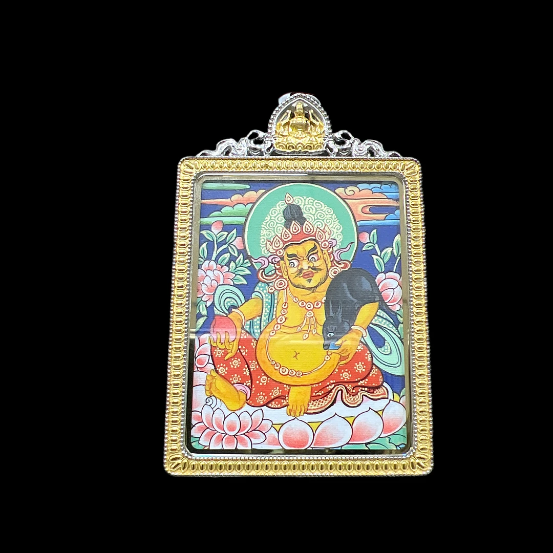 吊坠925银 9594银吊坠（黄财神）孤品，