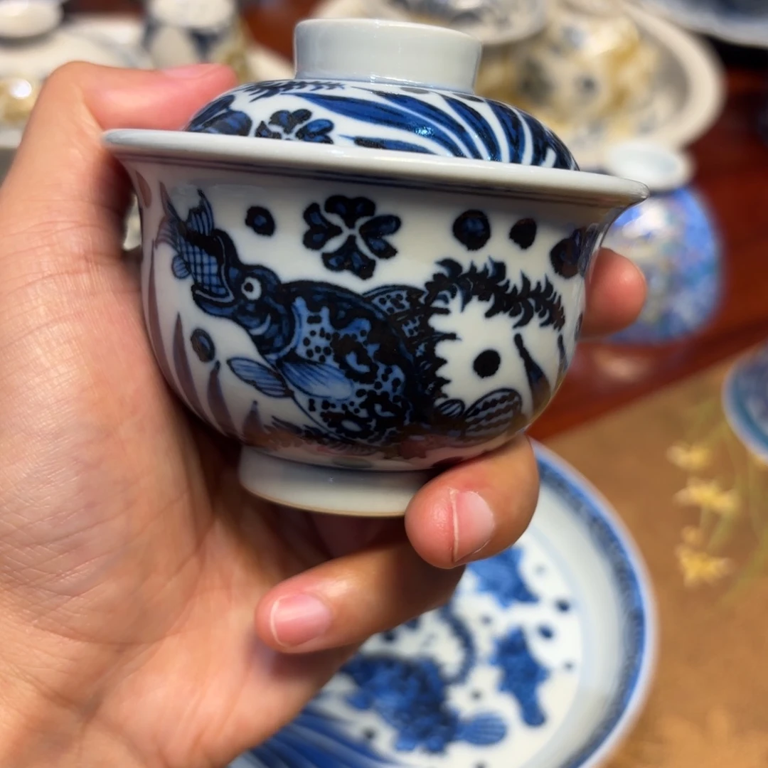 瓷片景德镇手绘茶具微瑕福利