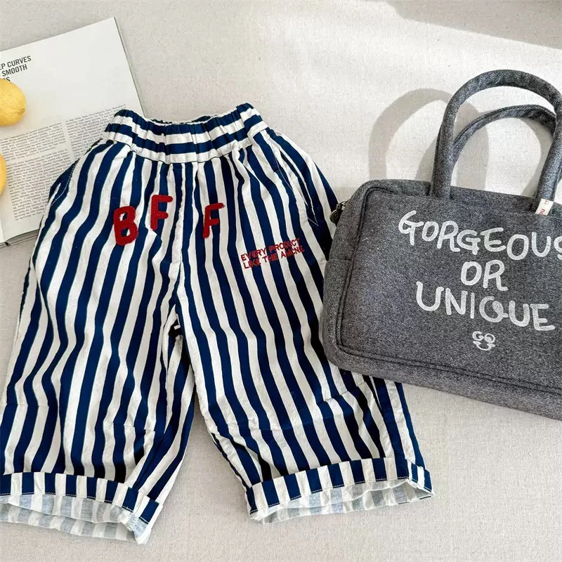 2025春季童装儿童韩版春款水洗棉哈伦裤长裤男童女童春装裤子6021