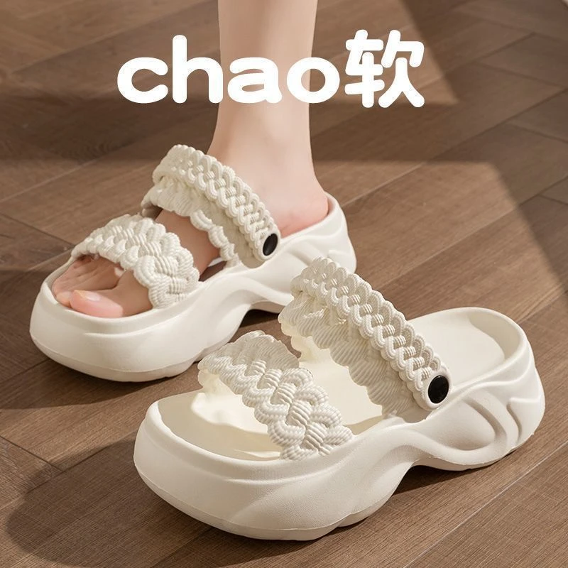 高级感凉鞋女士2025夏季新款超火百搭小个子高跟外穿网红爆款拖鞋