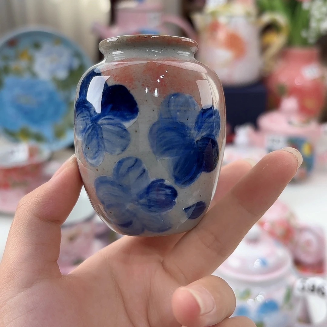景德镇手绘高温釉下彩陶瓷茶具