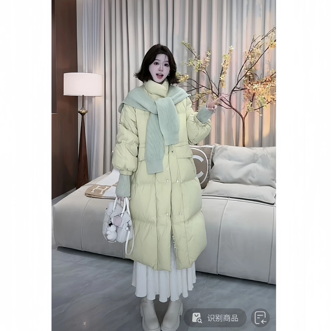 欣儿优选●【黄油布丁】Q4YRF3294A羽绒服预（送主图披肩）