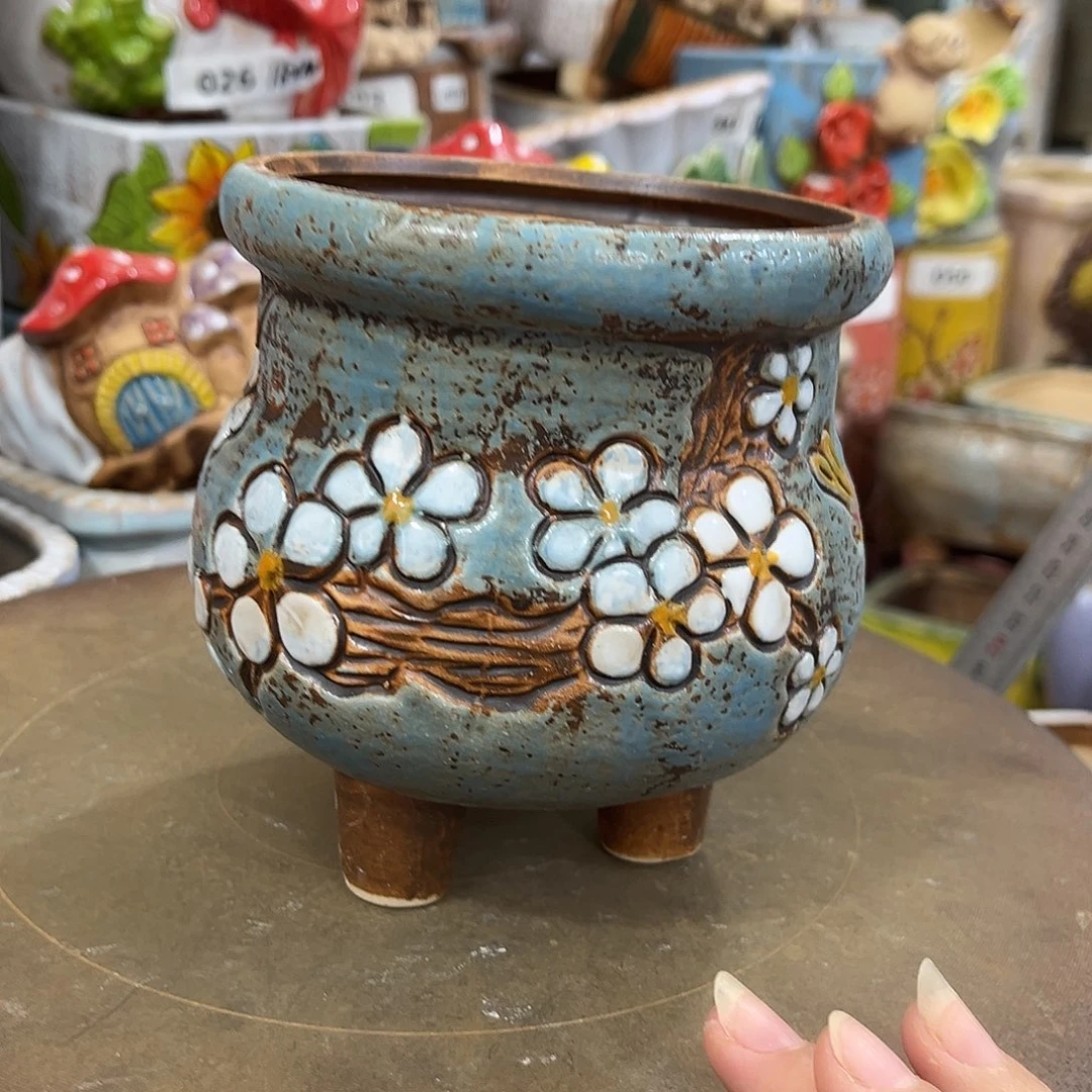 粗陶多肉花盆花盆