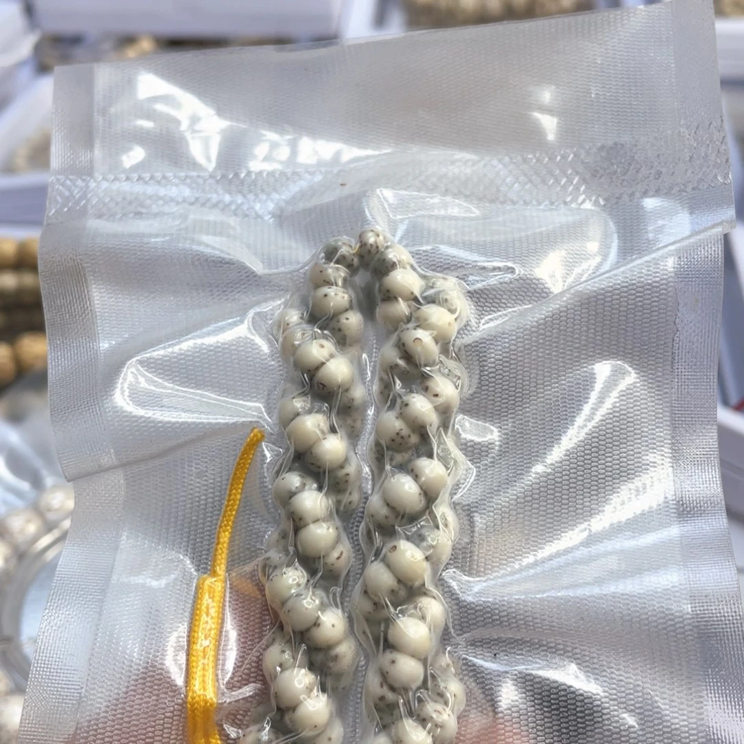 吊坠星月菩提石玉料糯冰蒜瓣大肠尺寸6