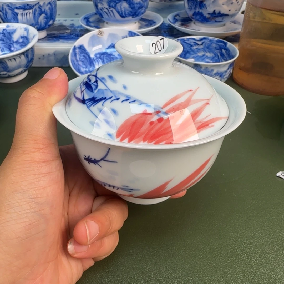 景德镇纯手绘茶具圆圆207