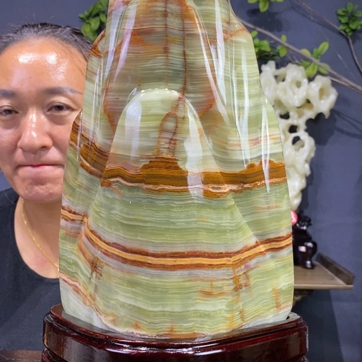 石材精品古青石摆件