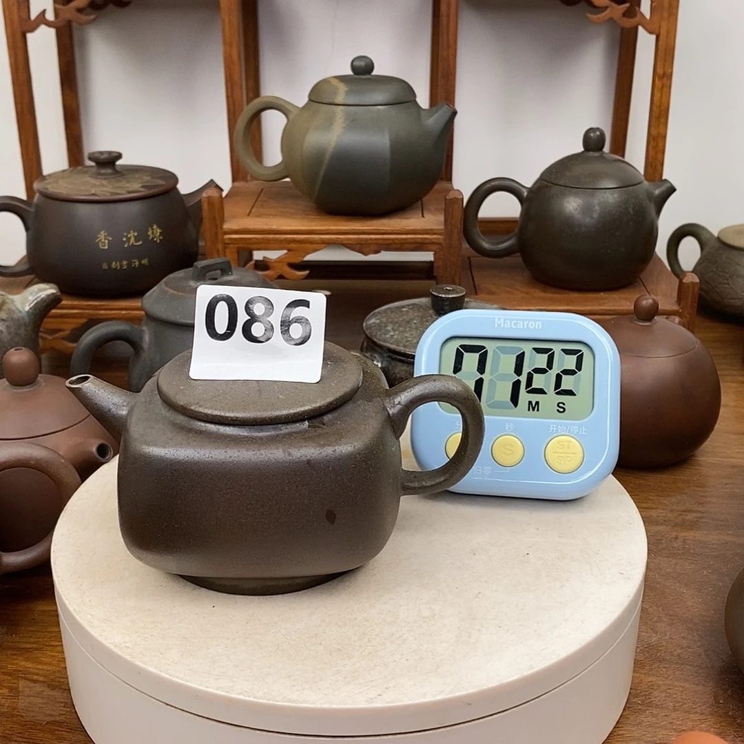 耳***茶钦州坭兴陶茶壶作品微瑕次