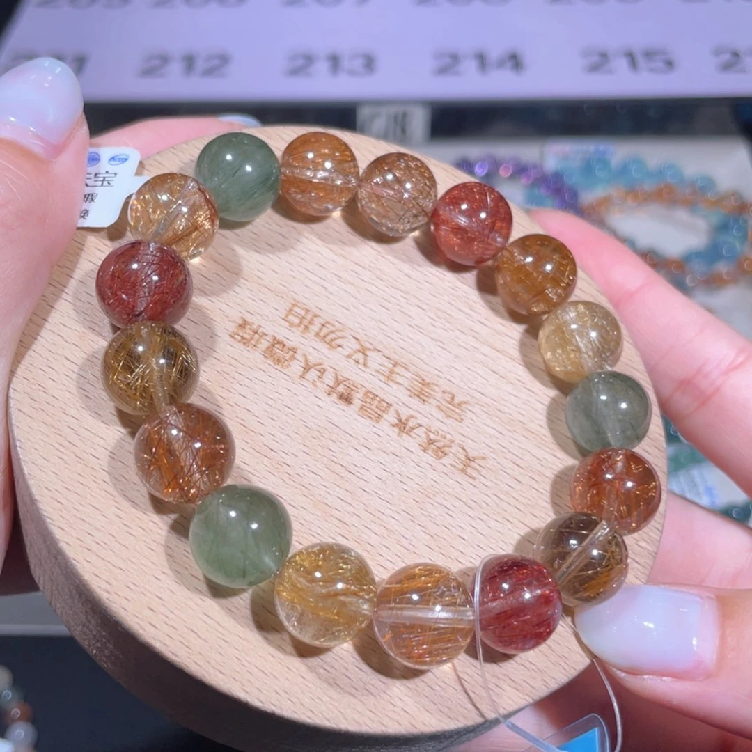 水晶手链未镶嵌205 号多样性发一 H 12mm+