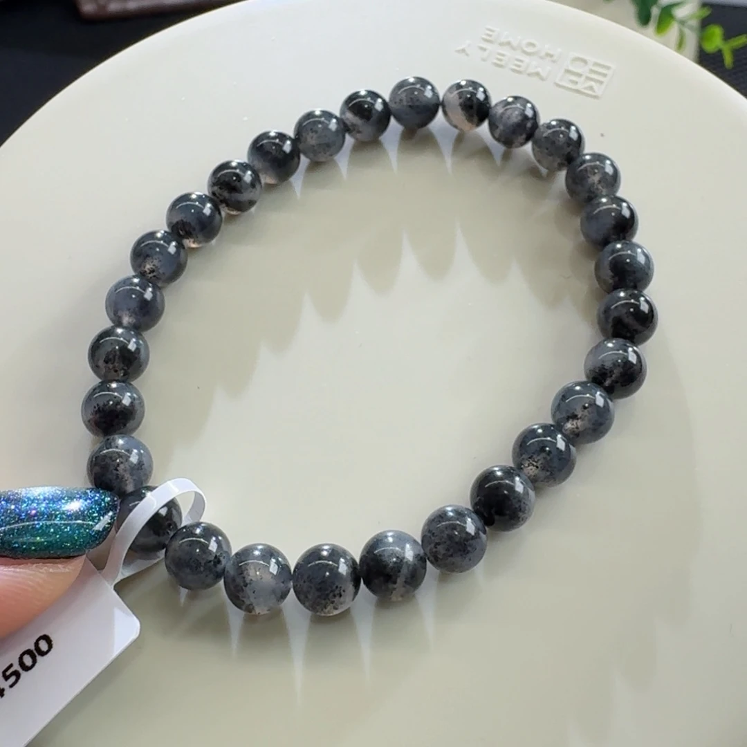 未镶嵌手链翡翠失*?冰黑蕾丝手串卡6.3 大漏！福利！