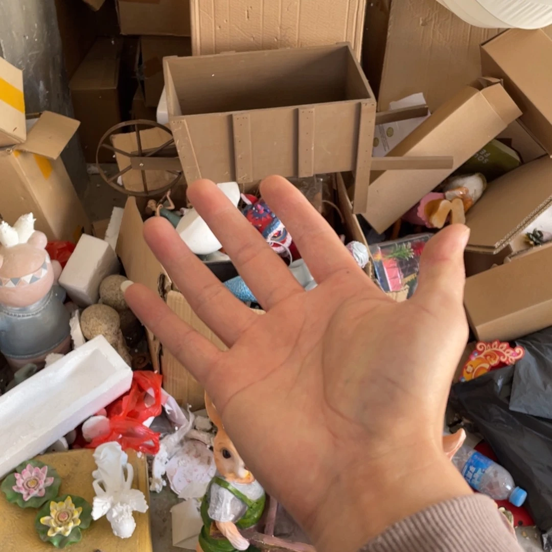 【闪购商品】实木推车盆装饰摆件