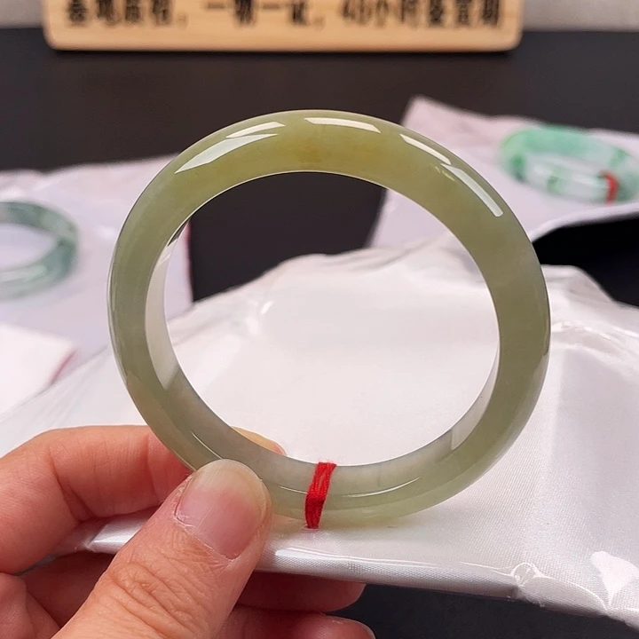 翡翠未镶嵌手镯手镯59