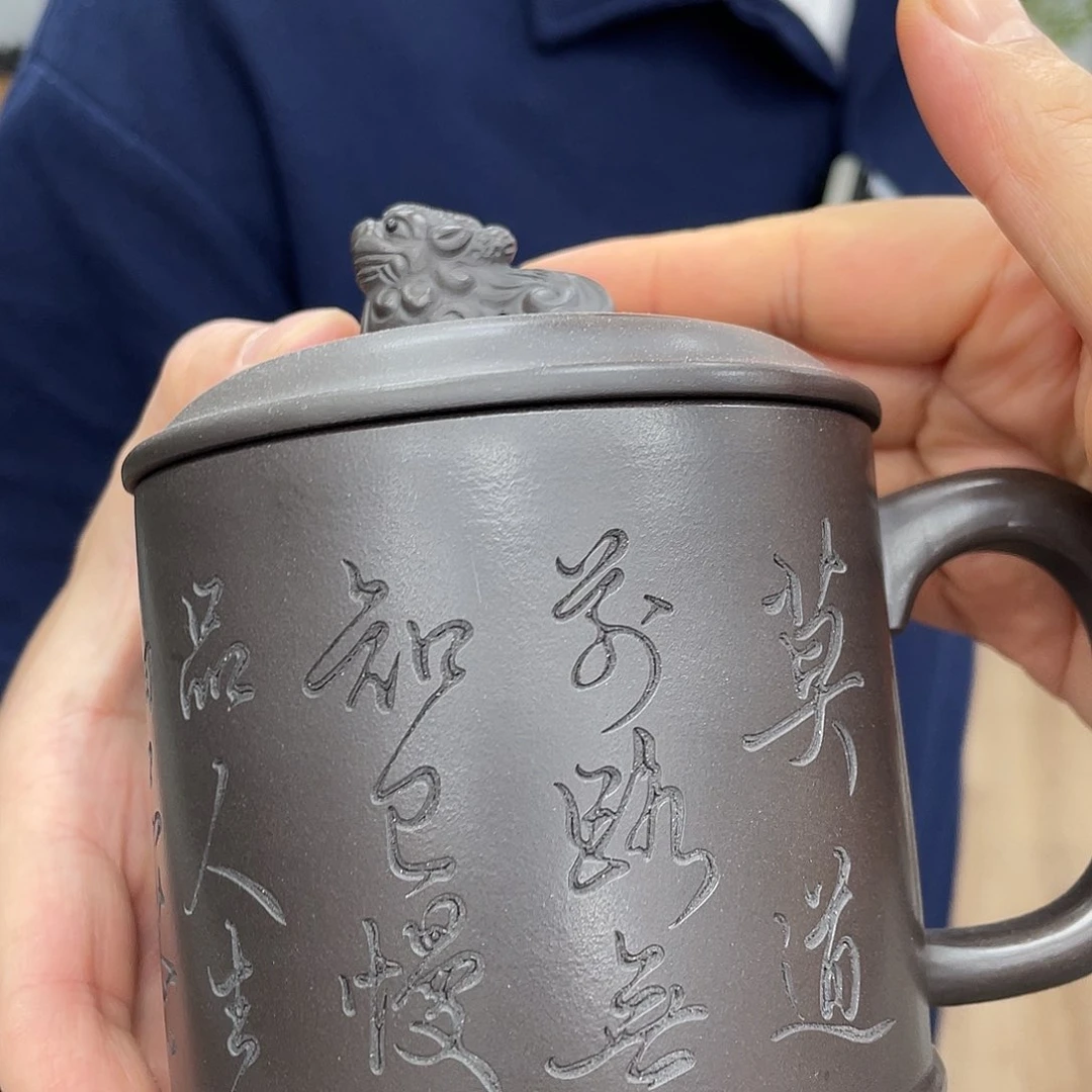 茶杯紫砂宜兴紫砂杯11111