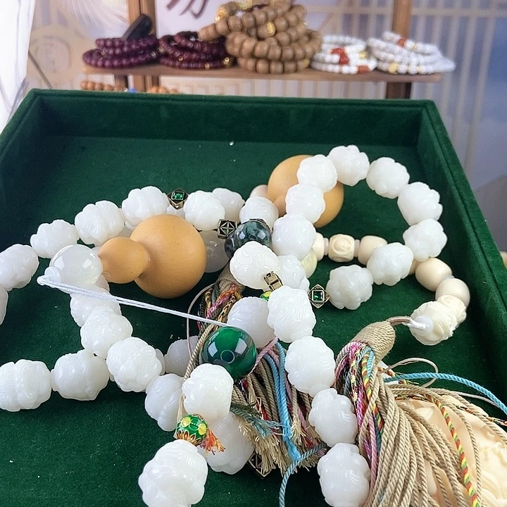 千眼菩提吊坠绿****】菩提