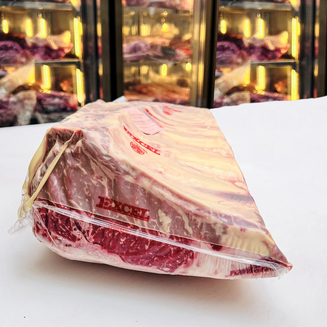 臻的牛 原切牛排美国红标prime谷饲安格斯冰鲜带骨眼肉