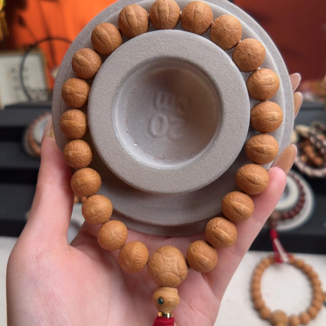 手串凤眼菩提13mm铁籽单圈素串货头