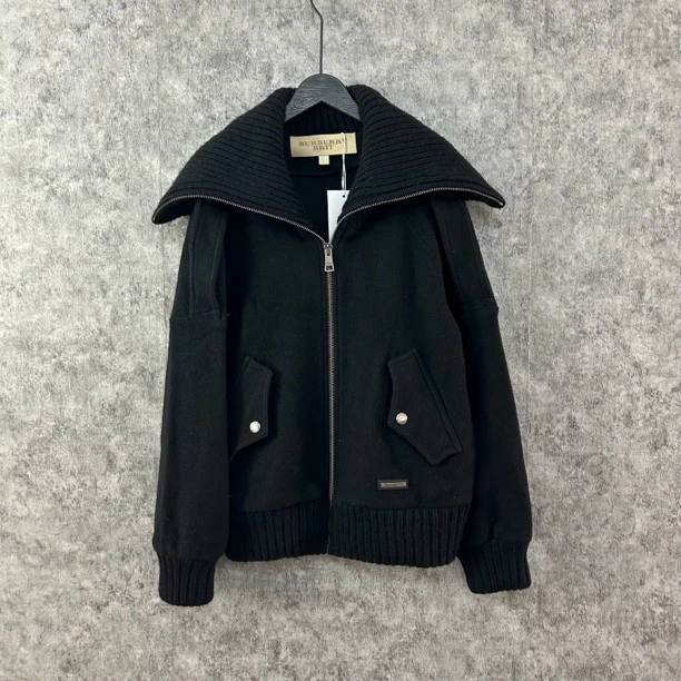 95新 BURBERRY/博柏利 黑色休闲外套