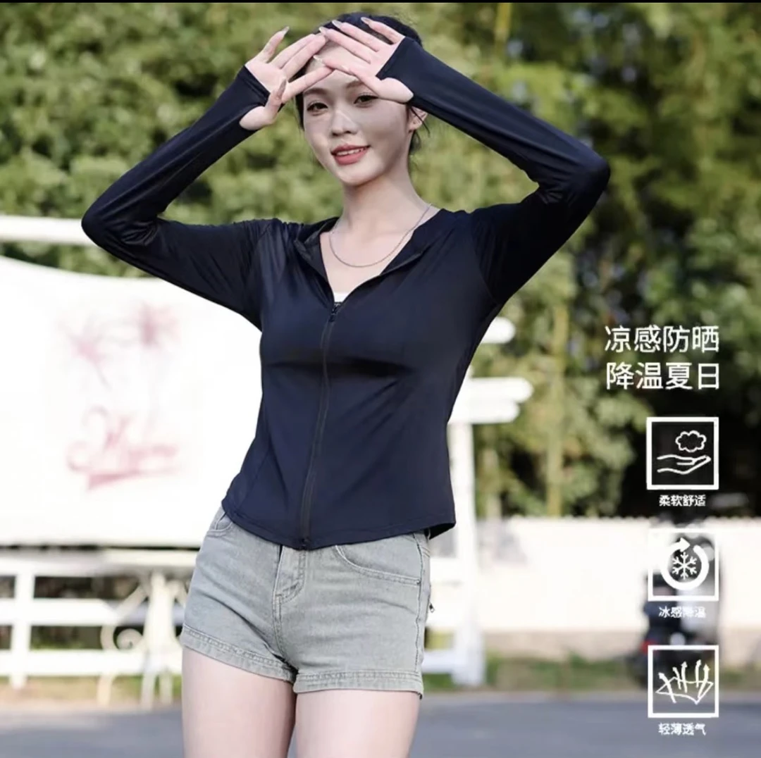 【运费补贴】夏季UPF50+小野连帽防晒衣夏季女户外骑行防晒连帽上衣