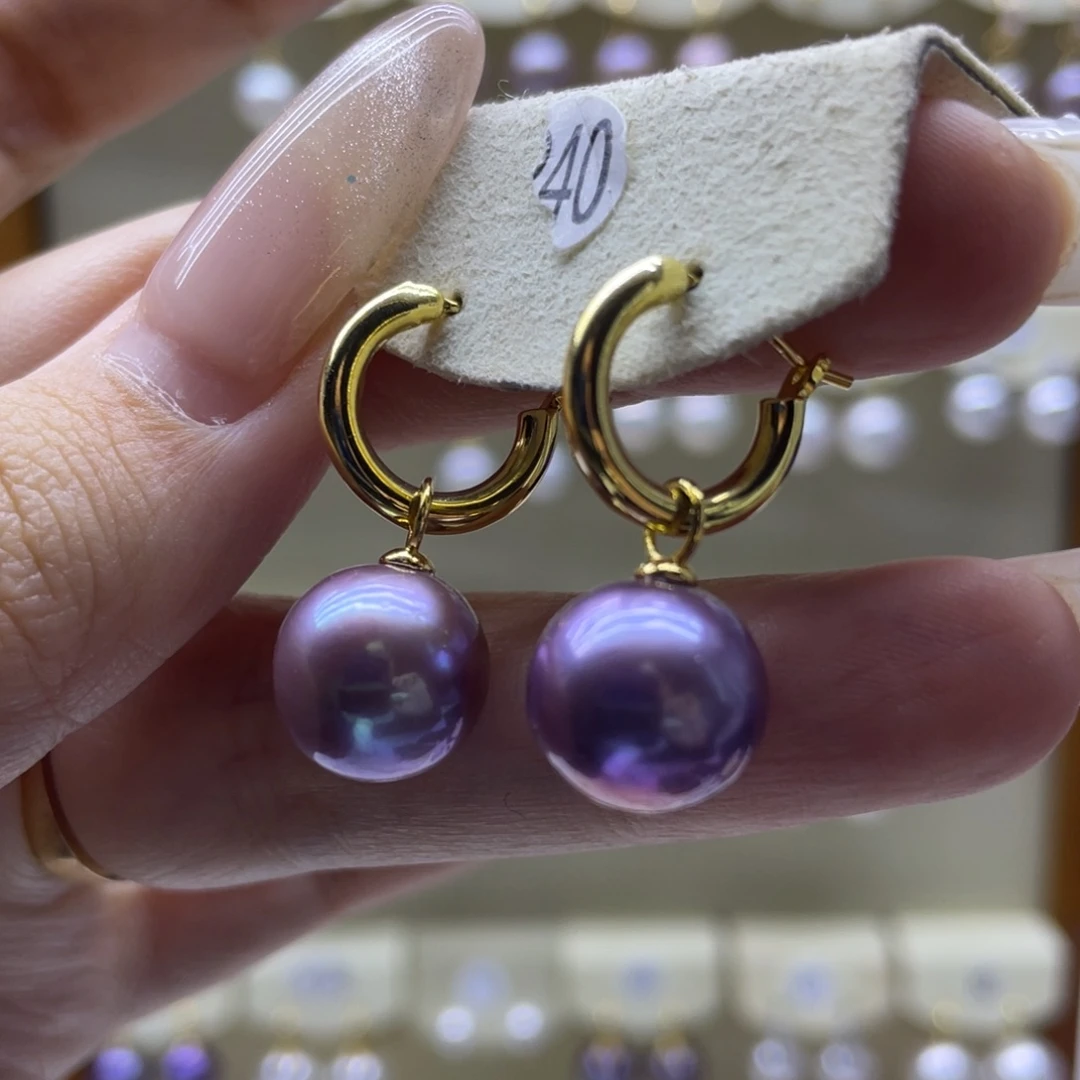 淡水珍珠耳饰未镶嵌