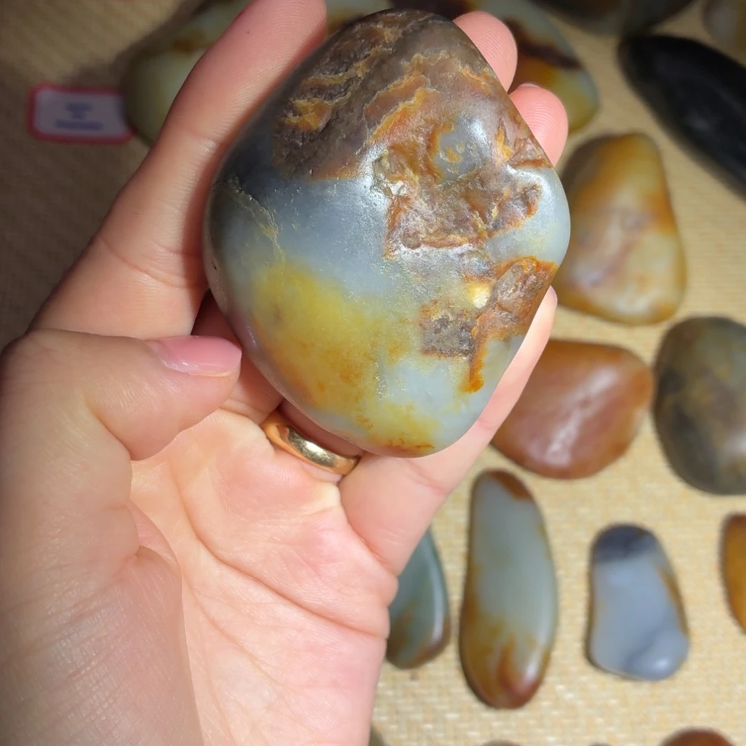 和田玉未镶嵌挂件115g