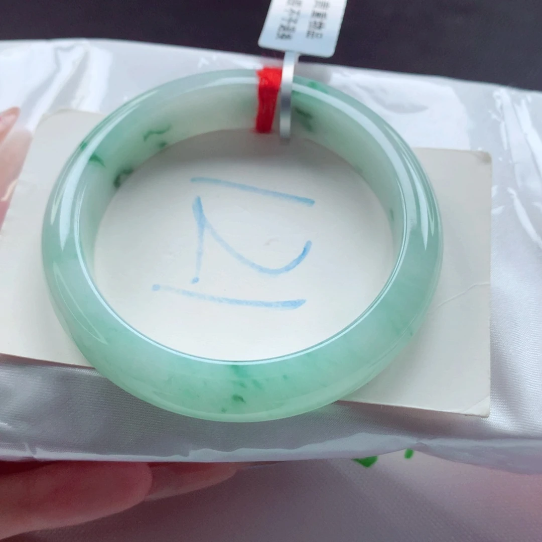 翡翠手镯未镶嵌天然缅甸翡翠A货手镯 21号