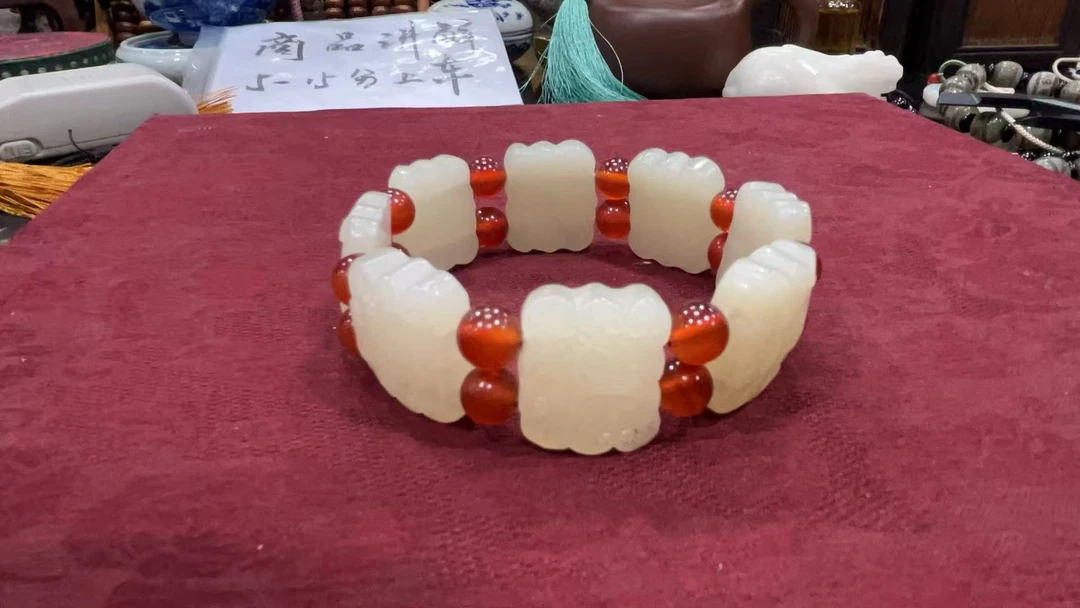 【晋博雅物】【玉器】瑞兽手串001