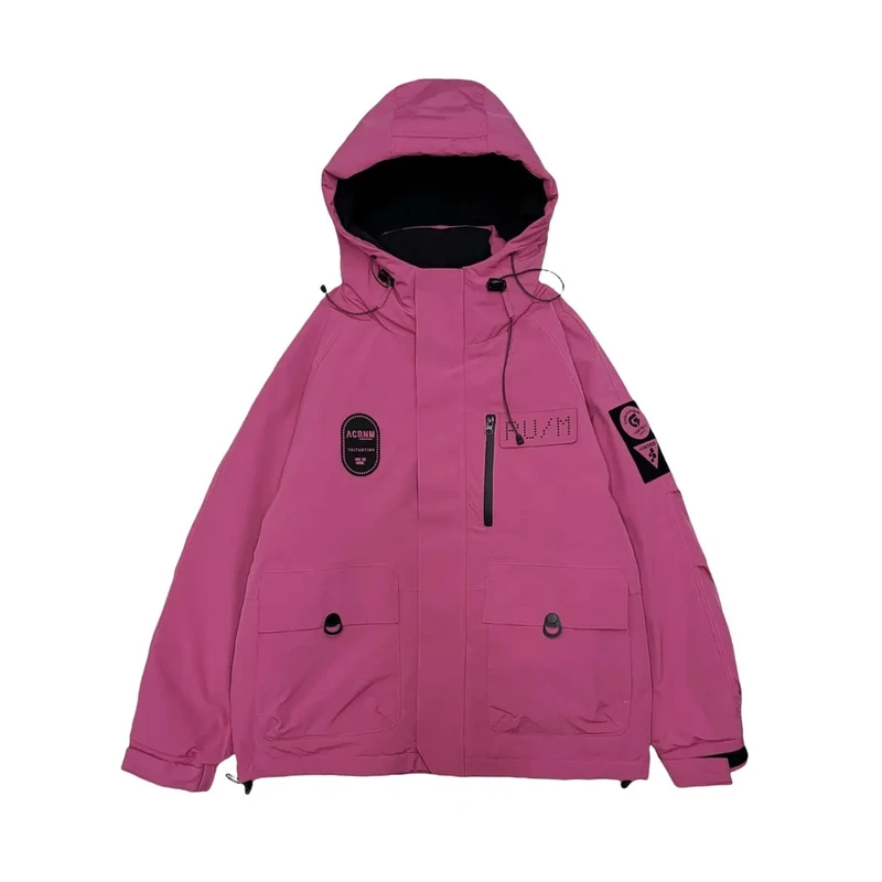 【猎装狂徒】冬季石墨烯锁温工装户外风大口袋情侣连帽外套W706