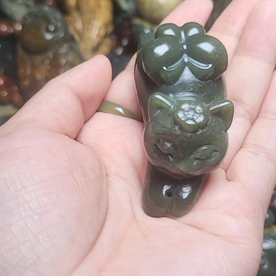 岫岩河磨玉（透闪石质玉）未镶嵌挂件