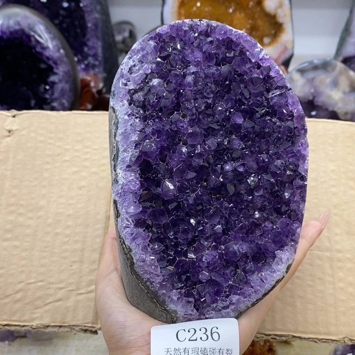 未镶嵌大型摆件（非配饰）紫晶