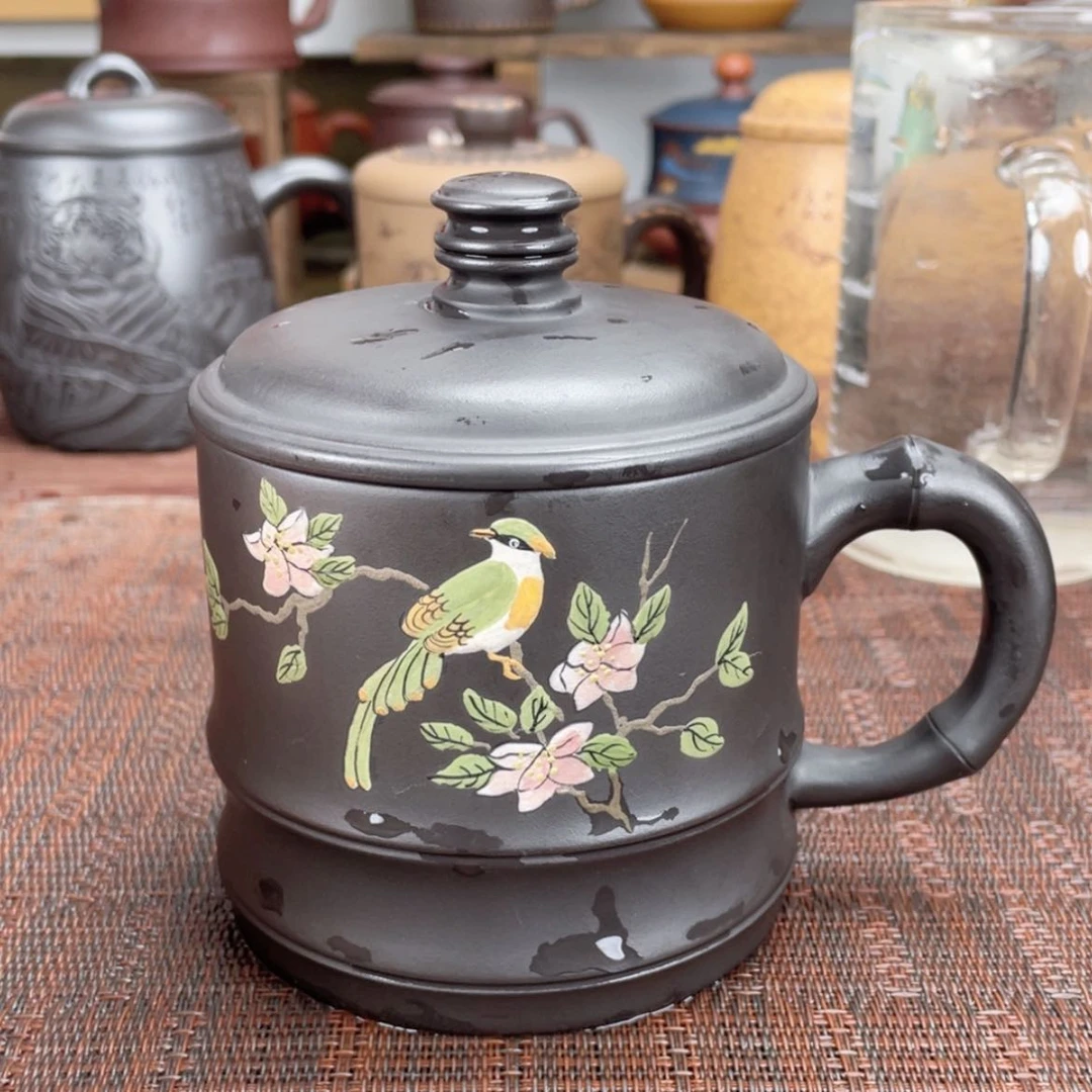 【闪购商品】茶杯紫砂宜兴原矿盖杯