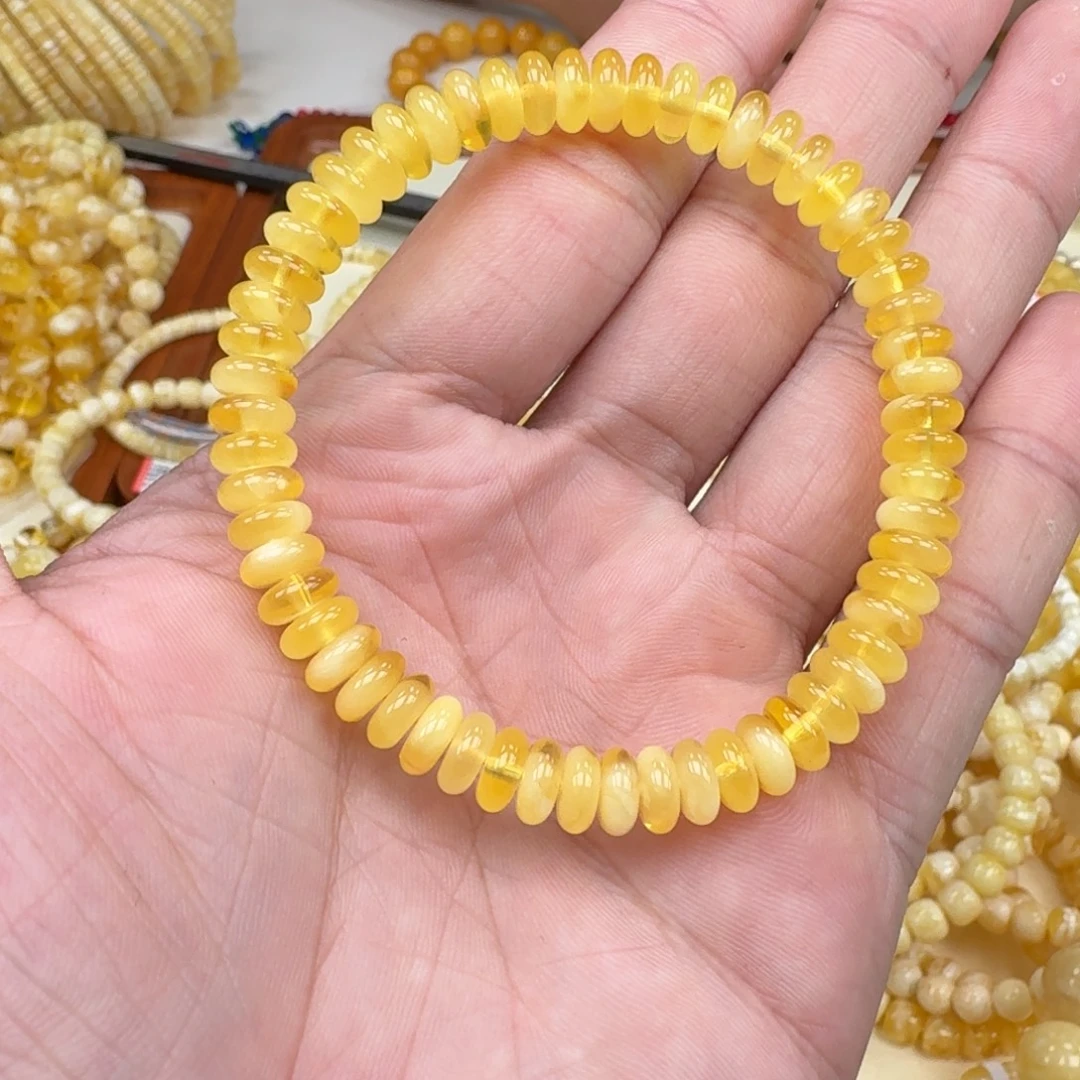 手链琥珀未镶嵌蜜蜡手串