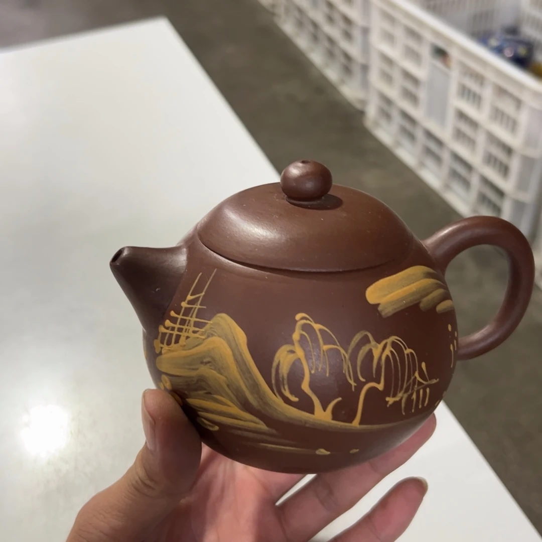 茶壶紫砂老厂紫砂壶一件！