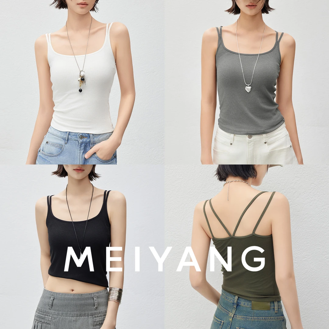 美洋MEIYANG 清补凉二号背心【商场同款】带胸垫上衣