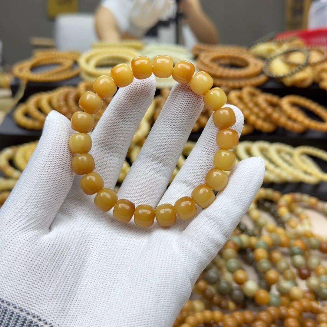 菩提根/象牙果手串10.11 5年 鬼工 顺花