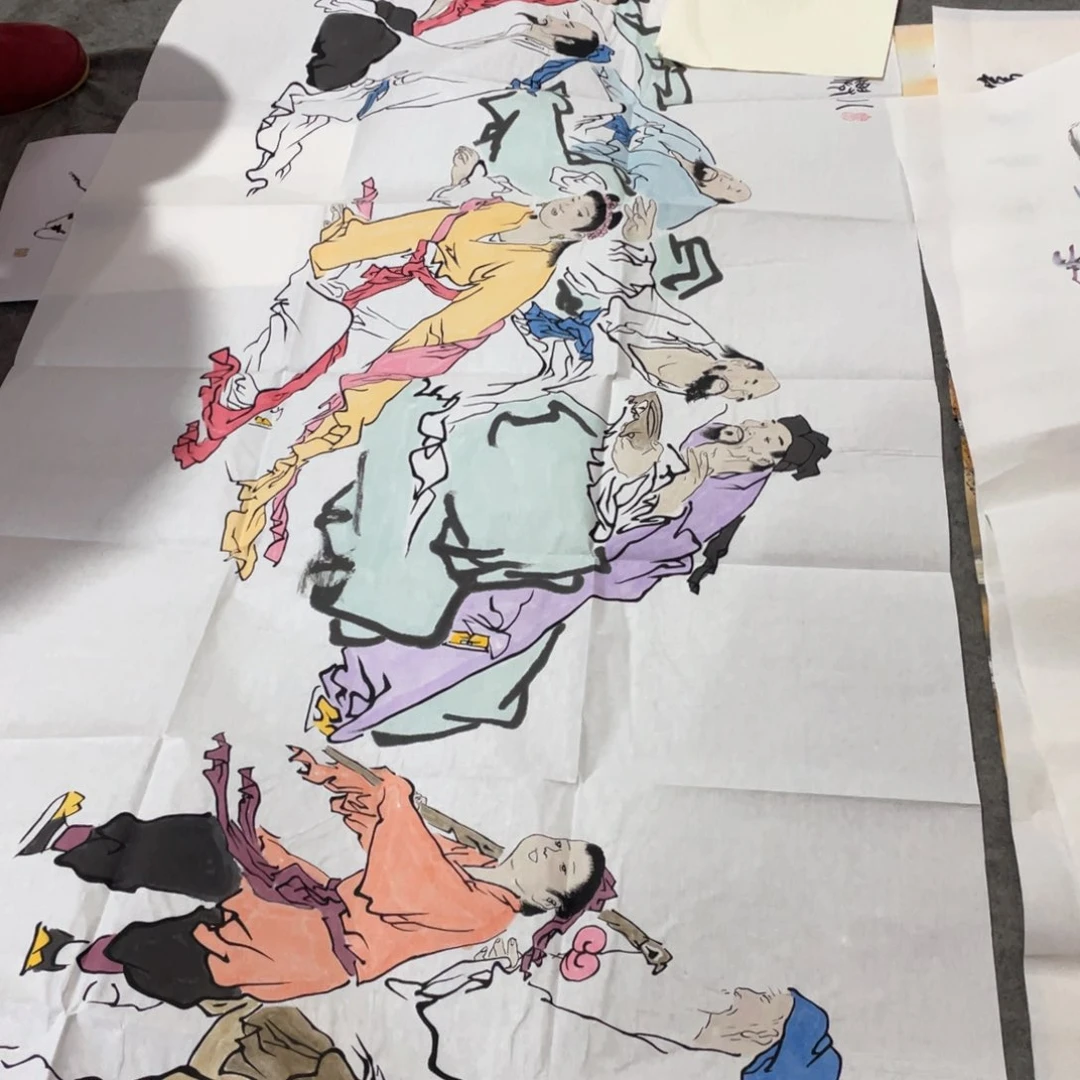 国画国画作品画心一张