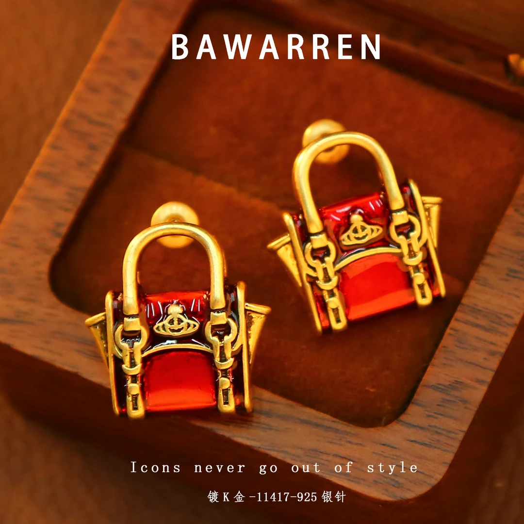 Bawarren 意❤ 11417-【星球包包】精致耳环欧美优雅