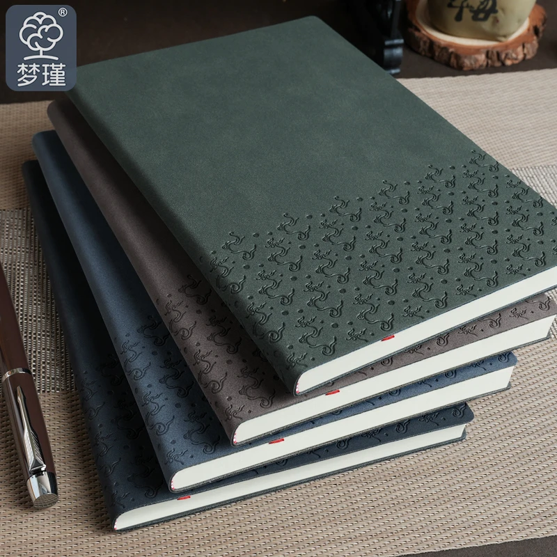 丝绒羊巴皮面本A5笔记本本子学生ins风简约手账本大学生大记事本