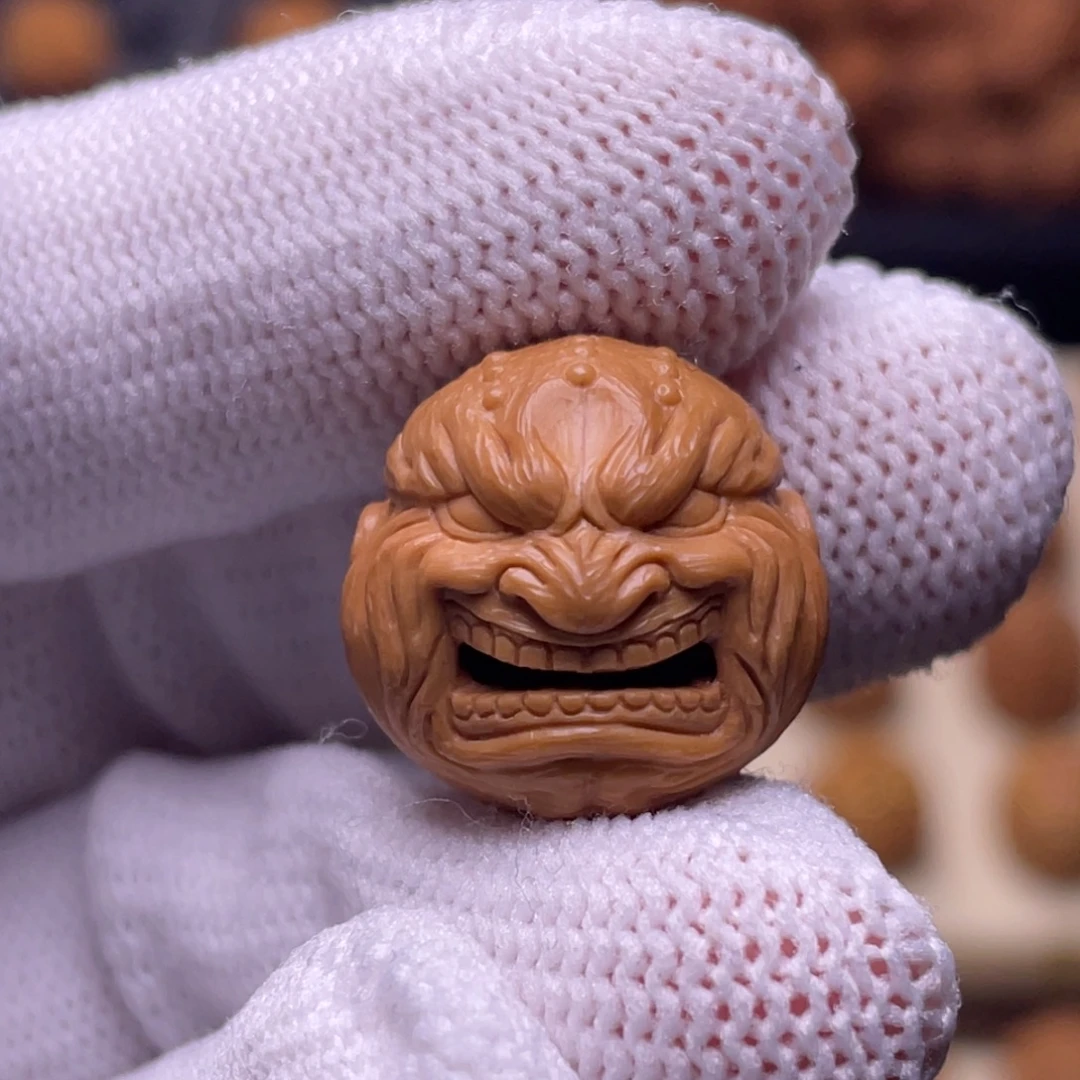 吊坠猴头核桃精工经典金牙素款17.9/19