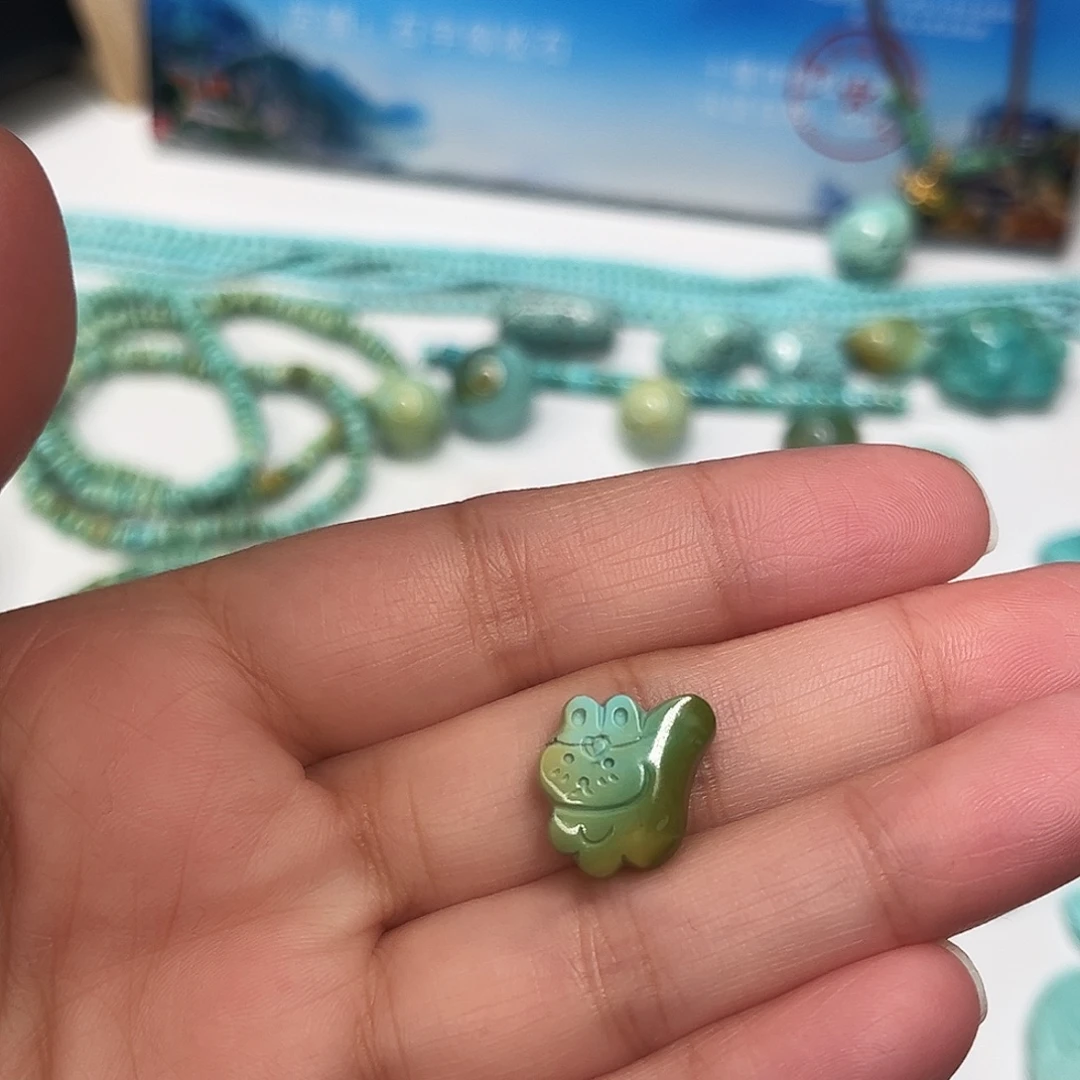 绿松石未镶嵌珠宝半成品