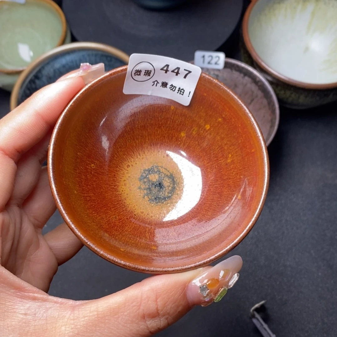 茶盏建窑建盏主人杯w 447