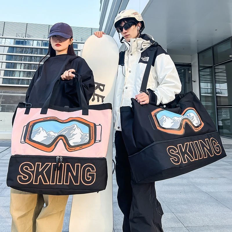 多功能滑雪包装备包手提斜挎包男士大容量运动健身收纳衣服旅行包