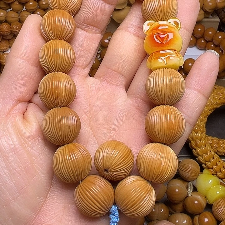 猴头核桃手串聚宝盆