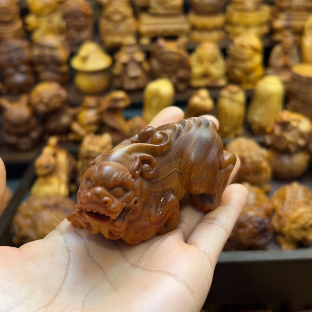 柏木（崖柏）自***乀陈化料手把件