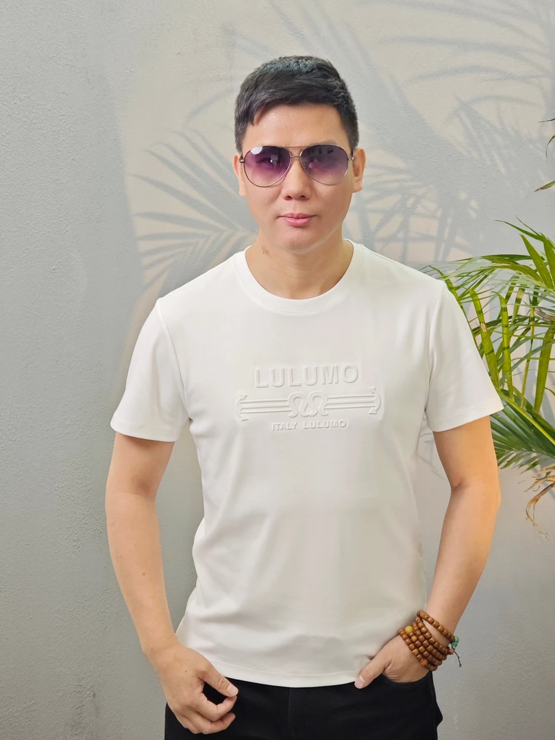 JFT【UU】2025年男士新款轻奢圆领短袖商务休闲时尚T恤百搭