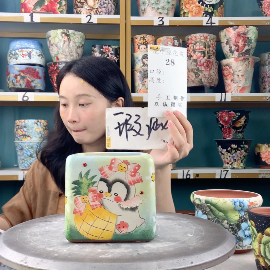 景德镇手工花盆28