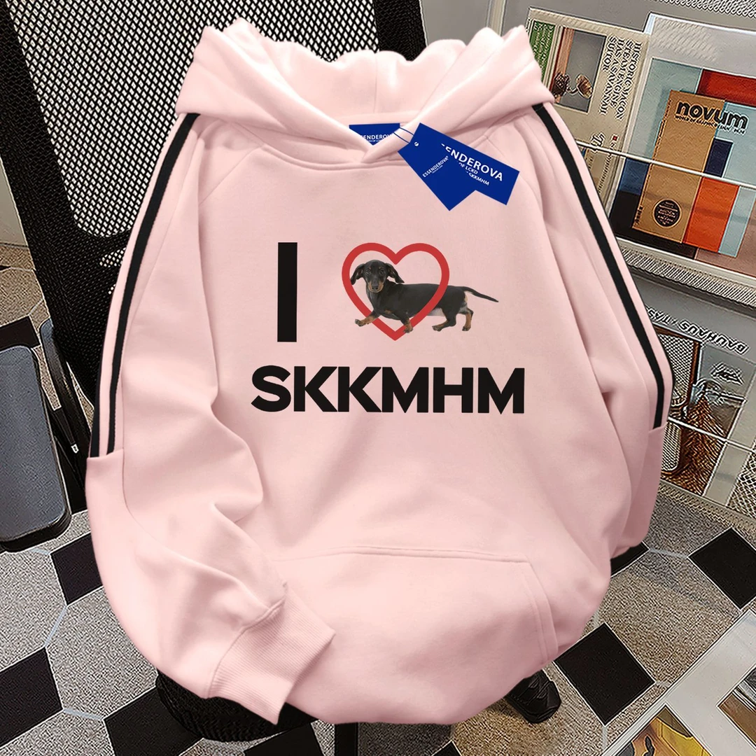 韩系个性高级感三条杠显瘦连帽卫衣女秋冬季加绒加厚上衣宽松外套