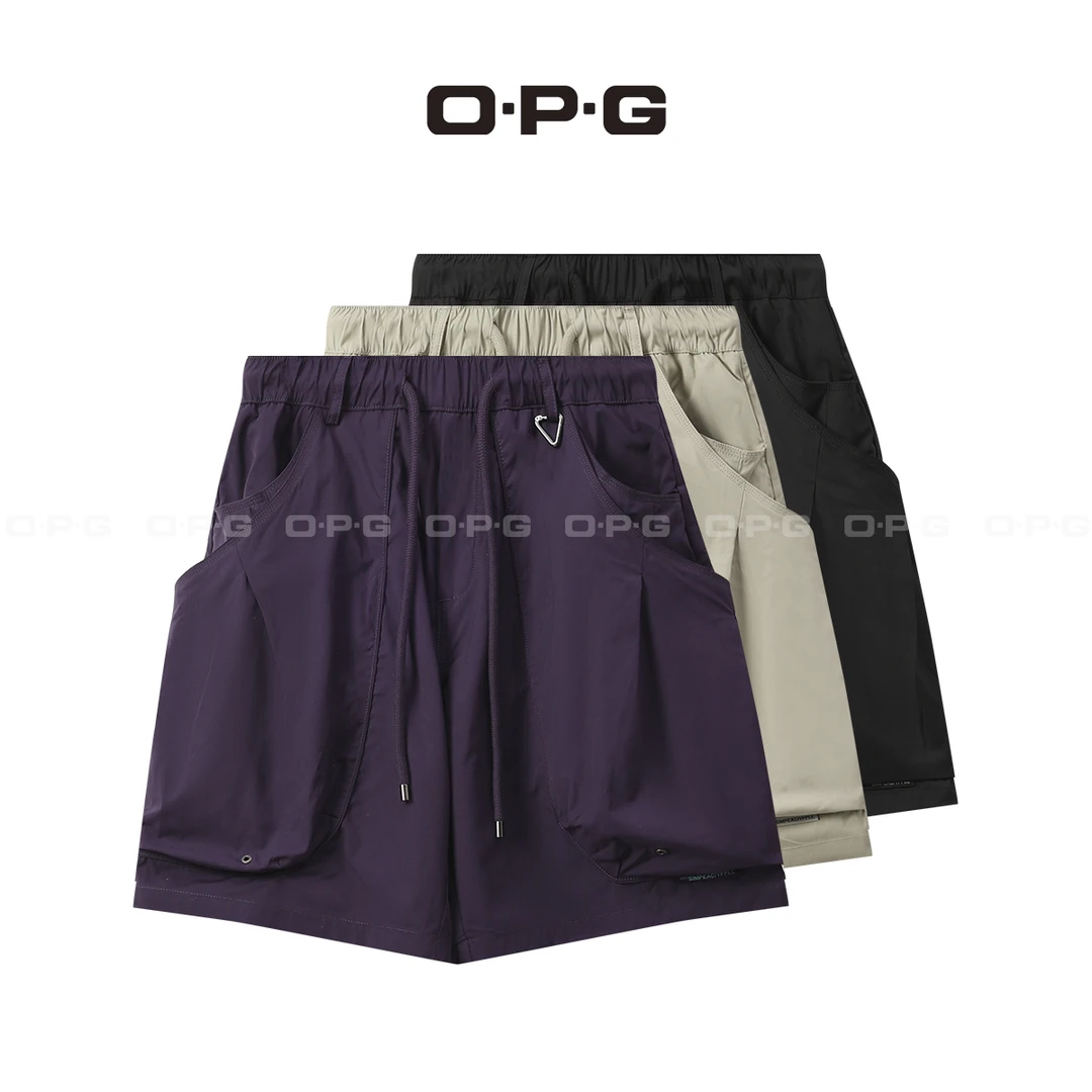 "O·P·G"【城市猎人结构型工装短裤】夏季新款宽松透气运动短裤369