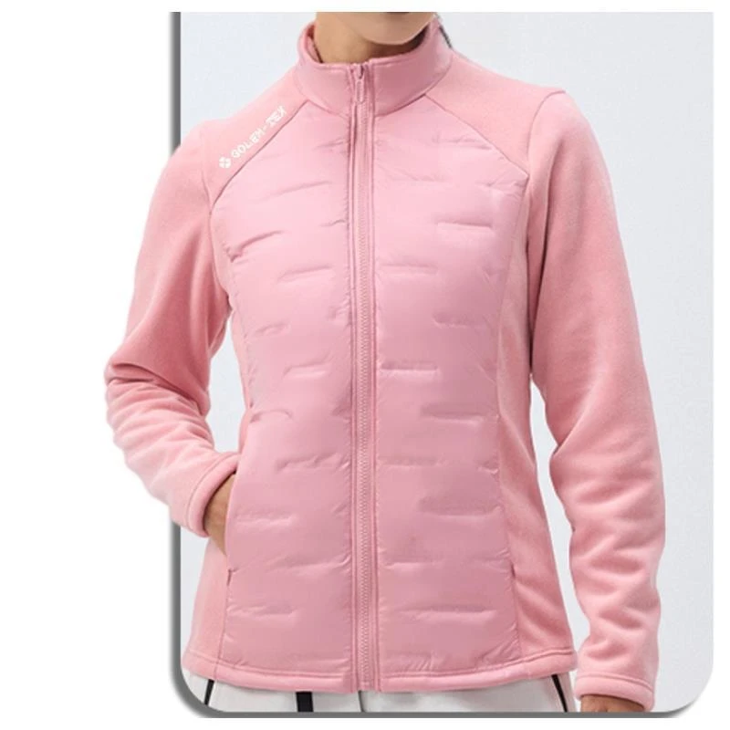 常规立领女拉链中长款修身羽绒服M022/CA-1414（QSB）