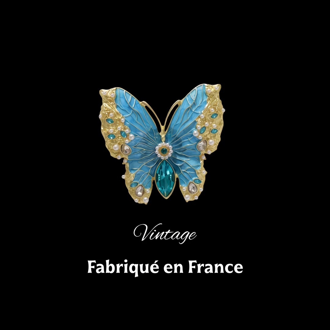 【碧空来信】中古宫廷风胸针e351