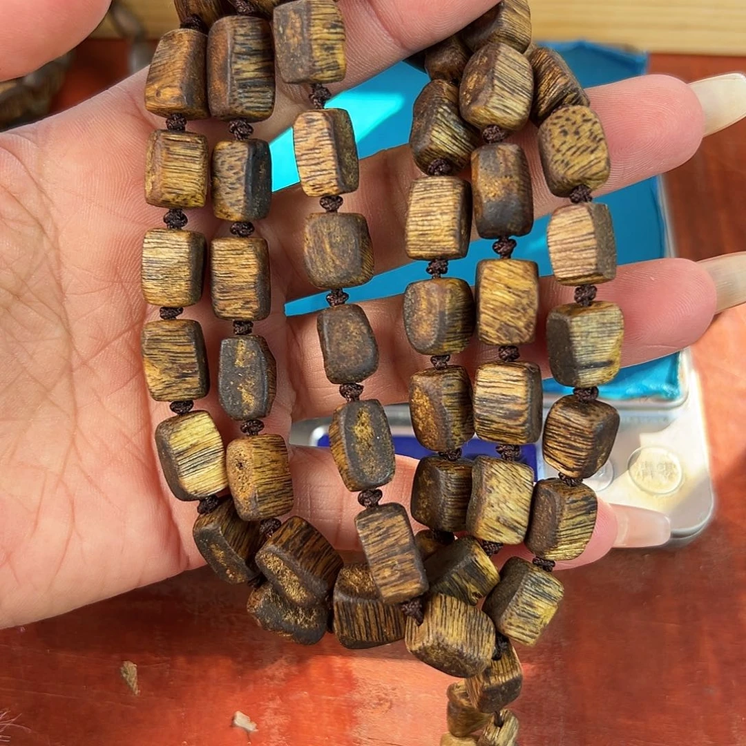 沉香沉香碎屑老白奇板头多圈22g