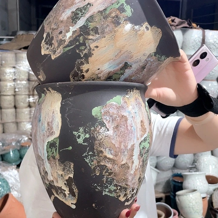 红陶瑕疵18/21两个颜色随机